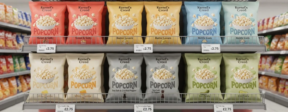 Custom Popcorn Bags sampling events