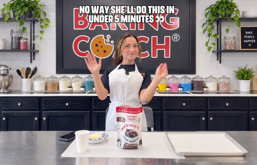 The Baking Coach packaging and brand story