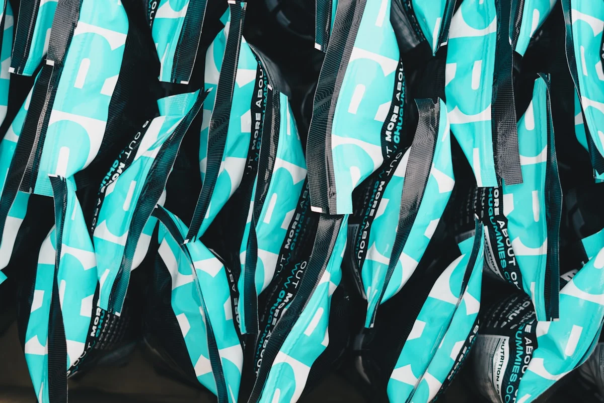 custom printed food pouches used to compare material and shelf appeal