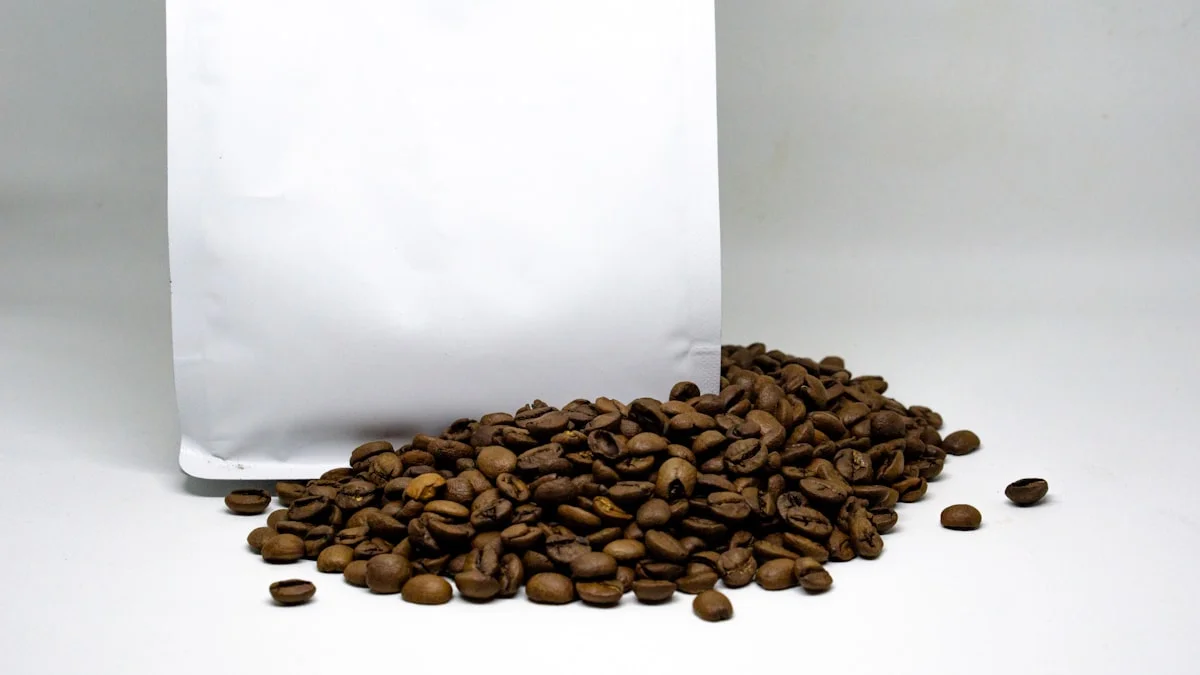 coffee bag used to compare custom coffee pouch formats