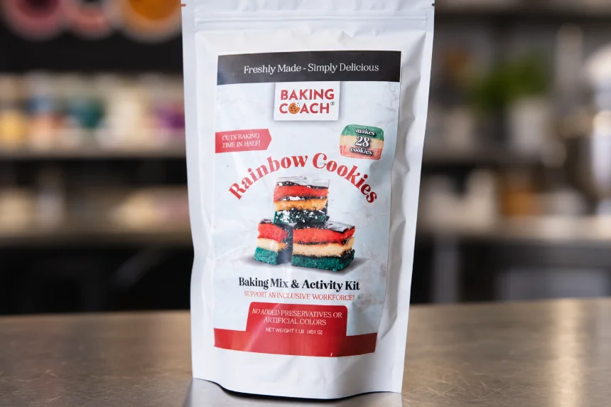The Baking Coach packaging and brand story