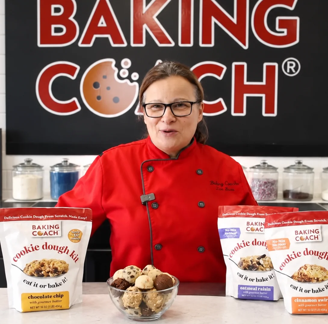 The Baking Coach packaging and brand story
