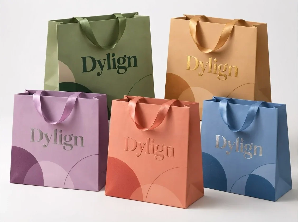 Dylign shopping bag print finishes