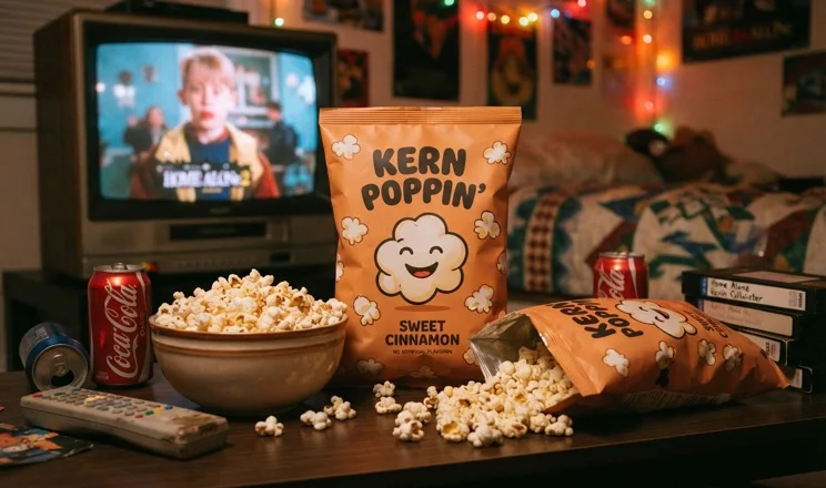 Custom Popcorn Bags checkout counters