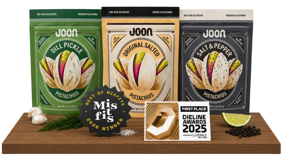 Joon award-winning pouch design