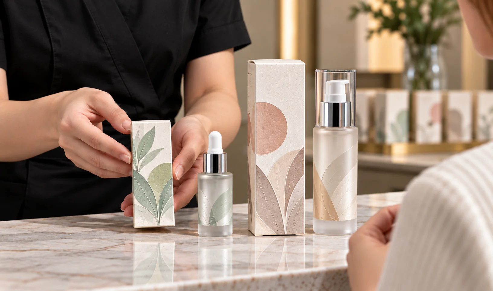 Custom Serum Boxes gift-with-purchase