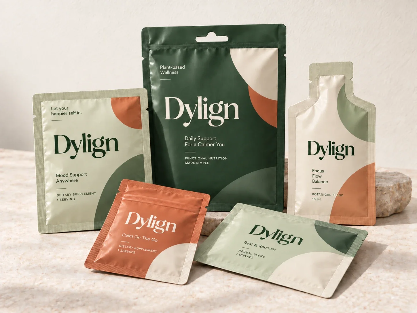 Dylign flat pouch collection