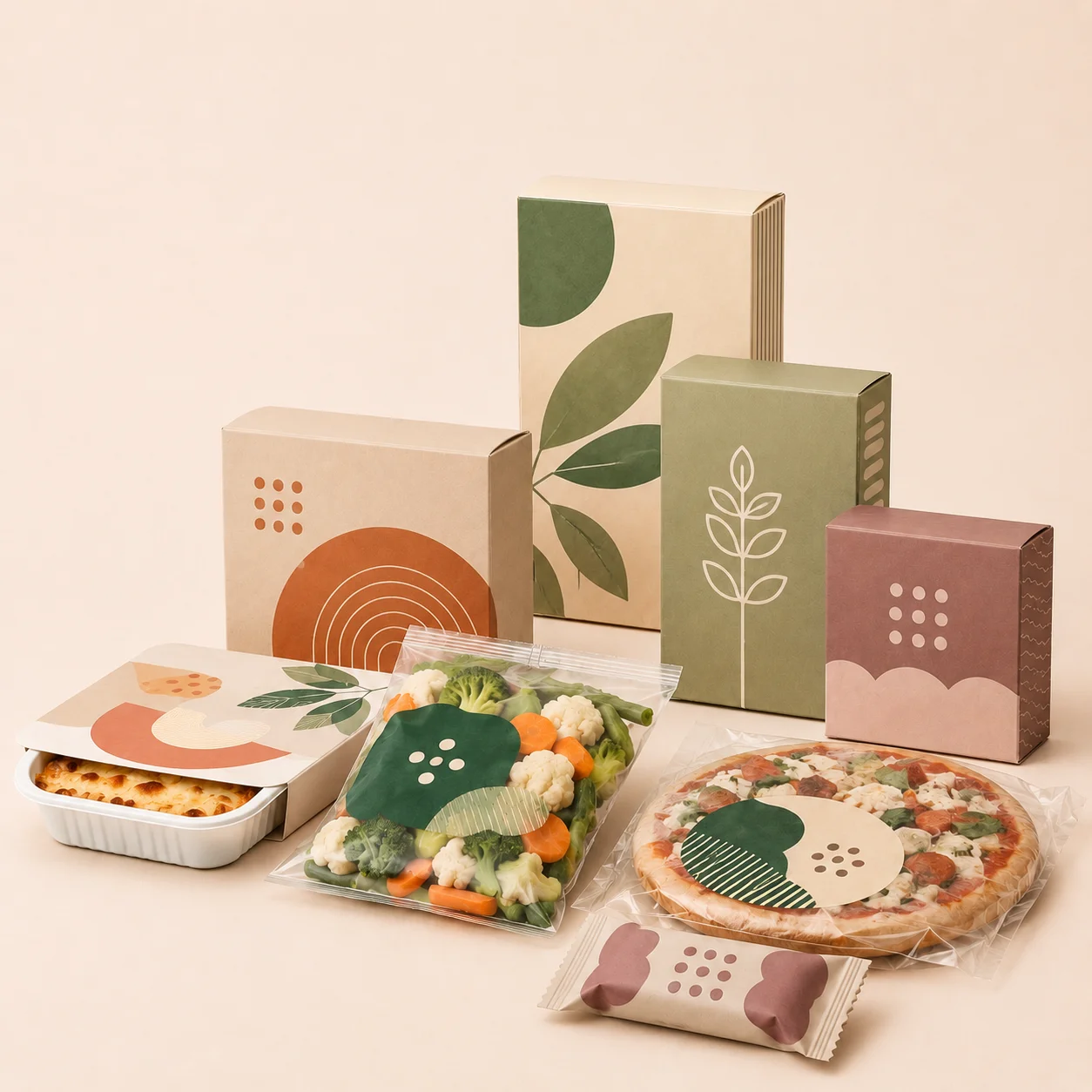 Custom Frozen Food Packaging packaging visual