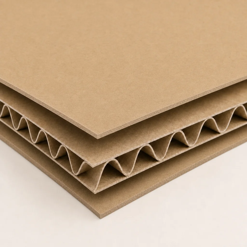 Kraft material structure