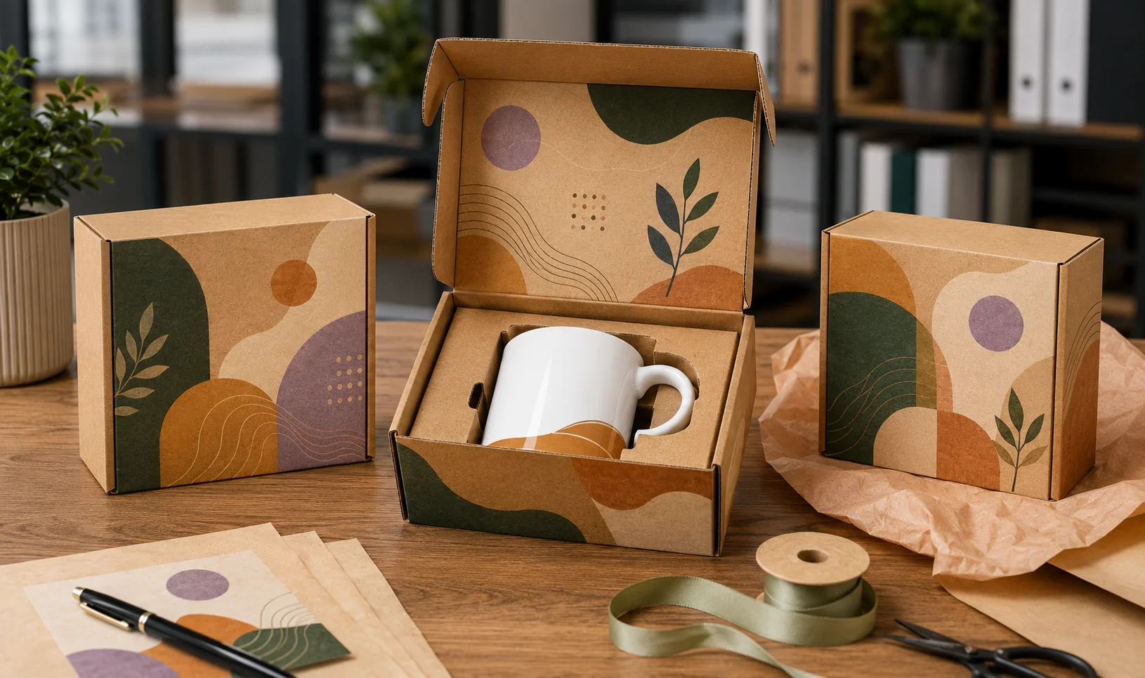Custom Coffee Mug Boxes corporate gifting