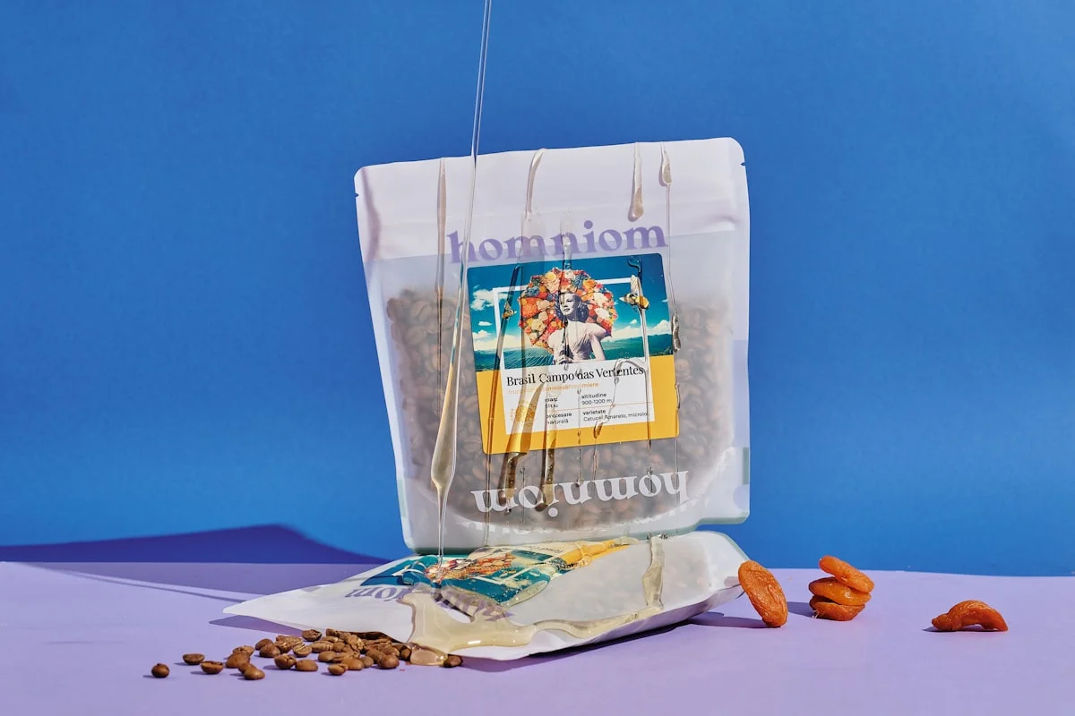 pet food stand up pouch used to compare product density and size