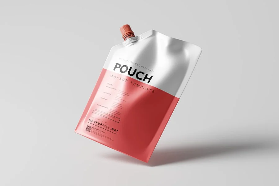 Stand up pouches in several sizes