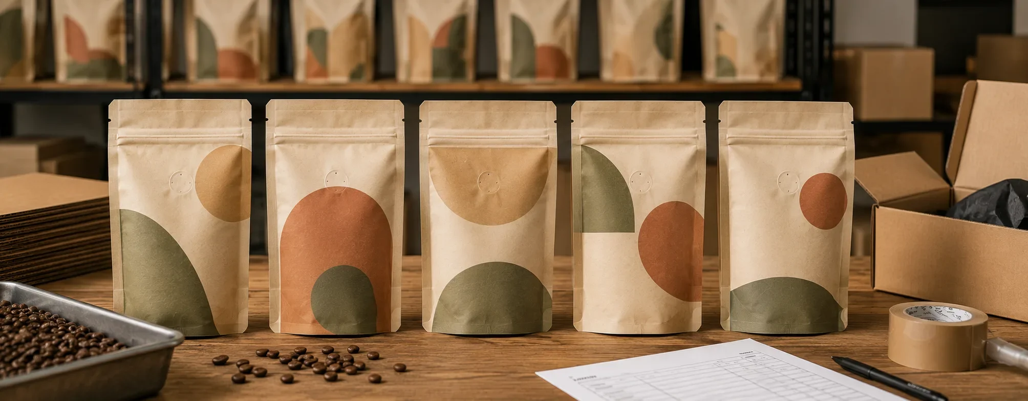 Custom Coffee Bags subscription shipments