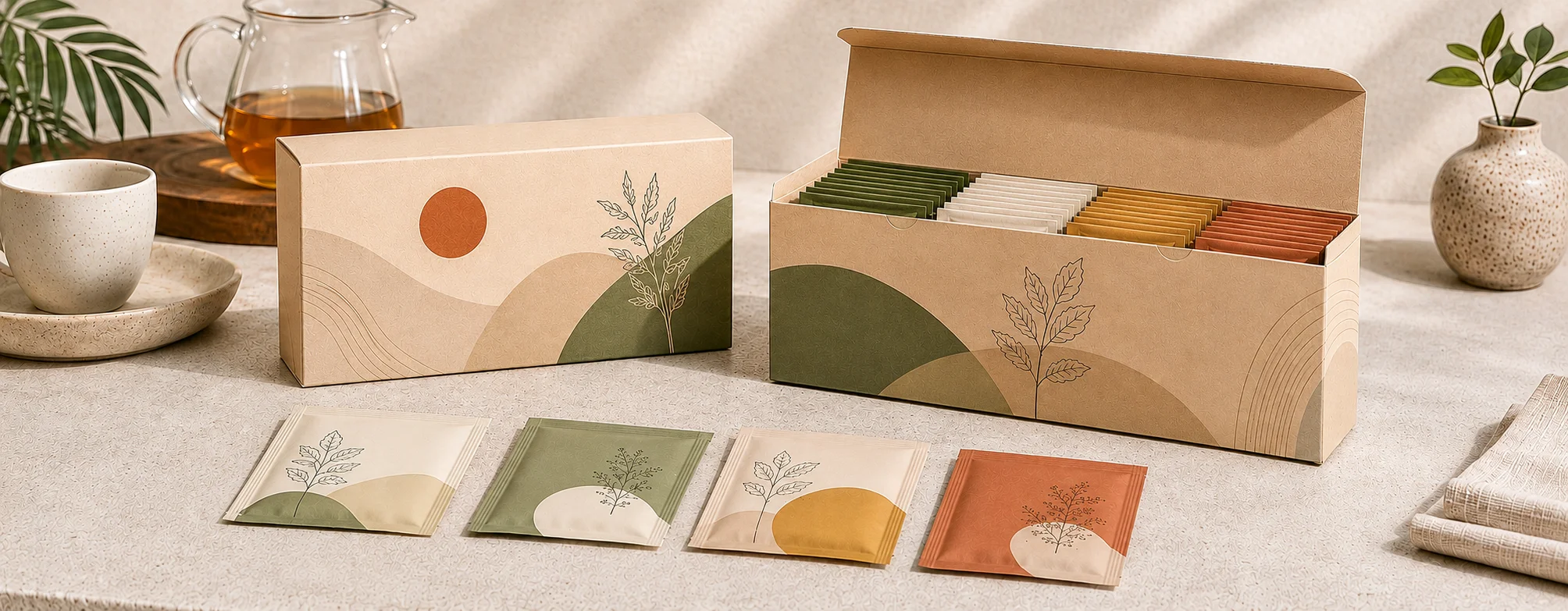 Custom Tea Boxes variety samplers