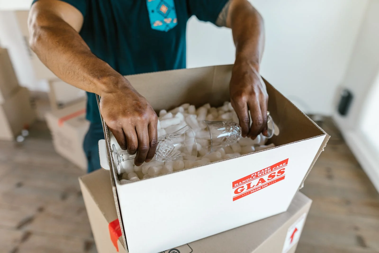 Custom printed mailer box artwork areas for branding