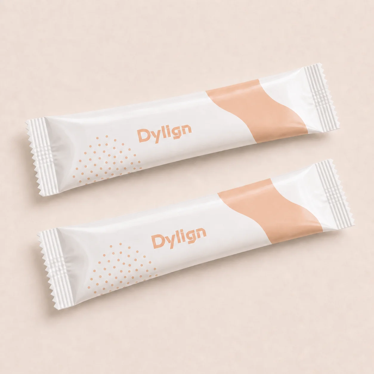 Custom stick pack packaging