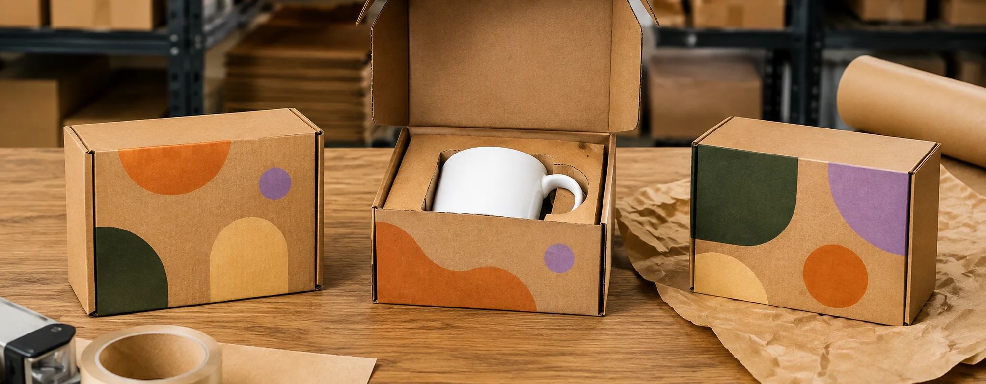 Custom Coffee Mug Boxes ecommerce orders