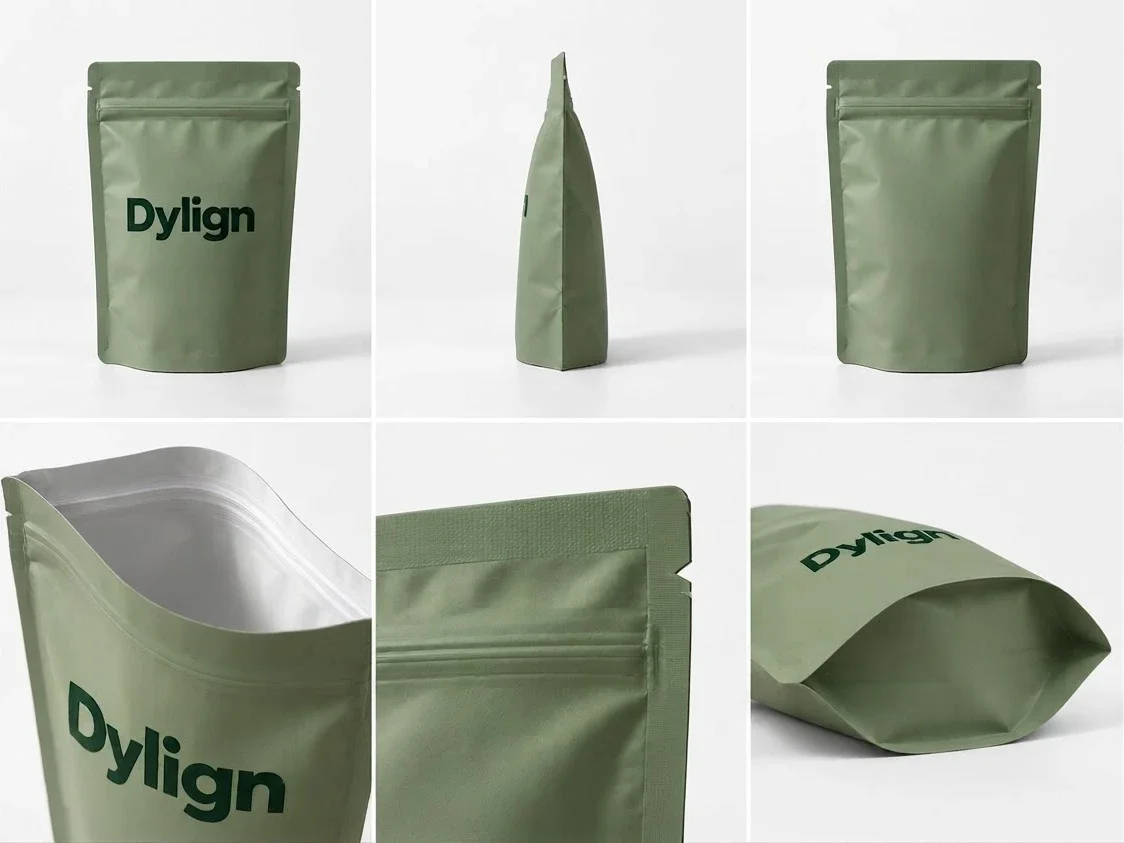 Green stand-up pouch construction details