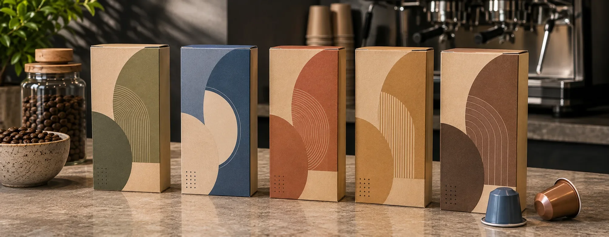 Custom Coffee Pod Boxes variety launches