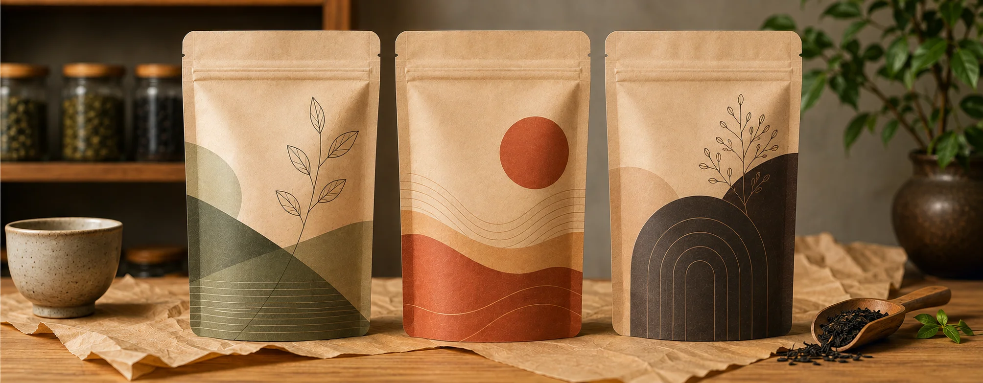 Custom Tea Bags tea shop refills