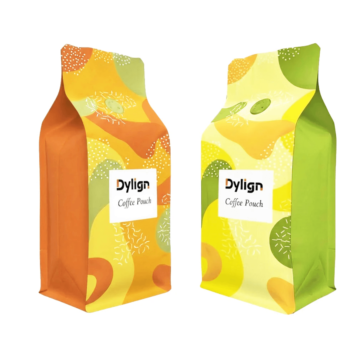 Custom flat bottom pouch packaging